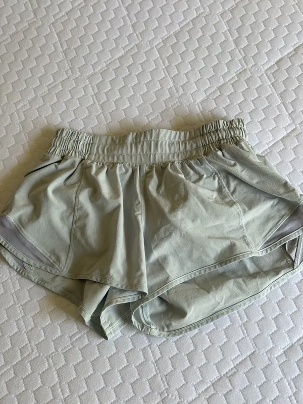 Ice Blue Hotty Hot Lululemon Shorts 2.5 - Image 2