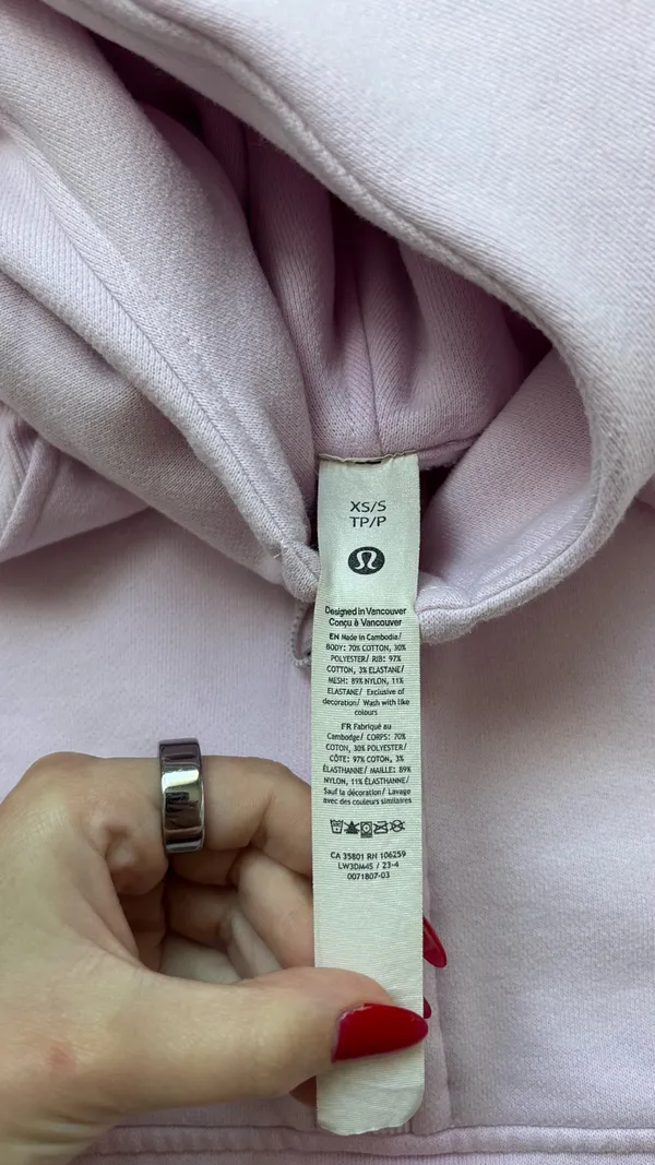 Lululemon Scuba Half-Zip Hoodie XS/S - Image 6