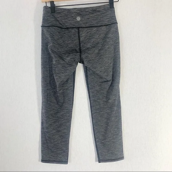 ATHLETA Chaturanga Capri Legging Charcoal Gray - Image 4