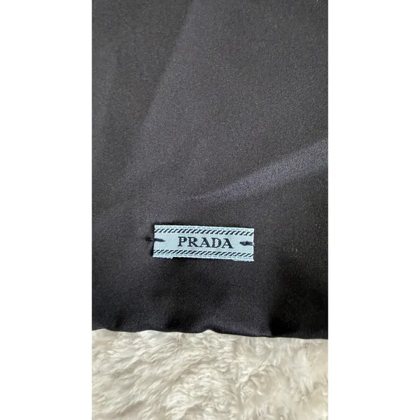 Prada Black Satin Drawstring Dust Bags Set of 2 for Shoes or Accessories - Image 4