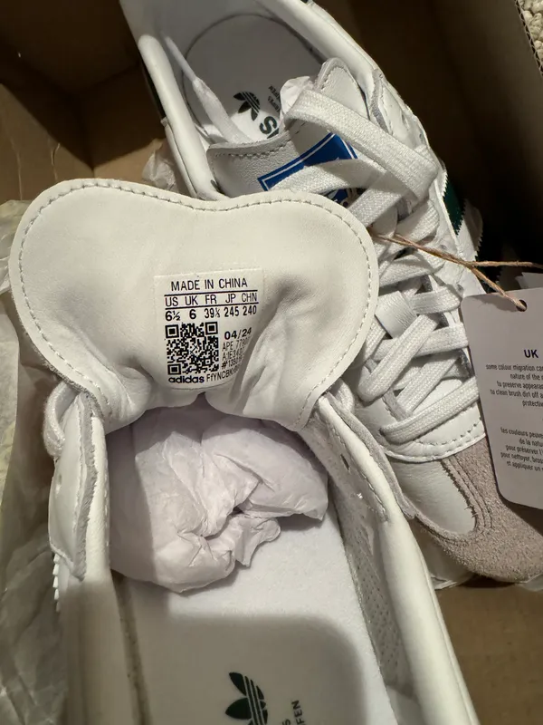 Adidas Samba OG White Collegiate Green Gum IE3437 - Image 6