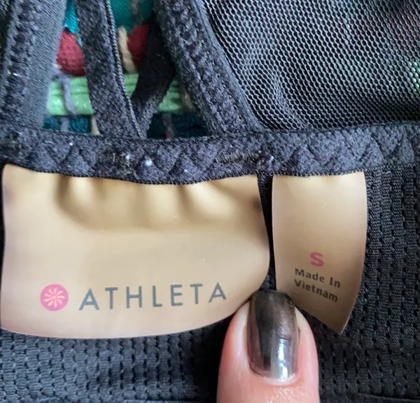 Athleta Black Transcendence Sports Bra Small - Image 5