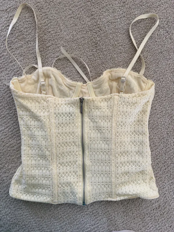 White Fox Corset Top - Image 3