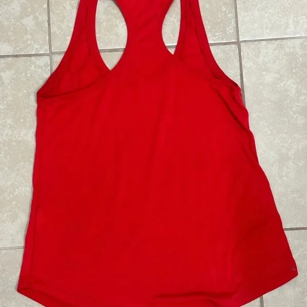 Nike‎ Women Athletic Sleeveless Just Do it Tank Top Red size Small - Image 5