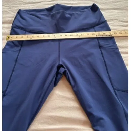Fabletics PowerHold On-The-Go High-Waisted Pocket Leggings Navy Blue 2X NEW - Image 4