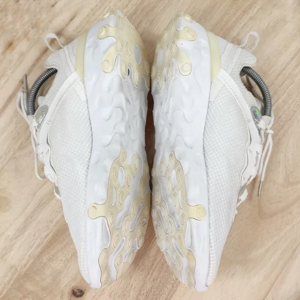 Nike React Element 55 Running Sneakers White Iridescent Women Size 10 CN0147-100 - Image 5