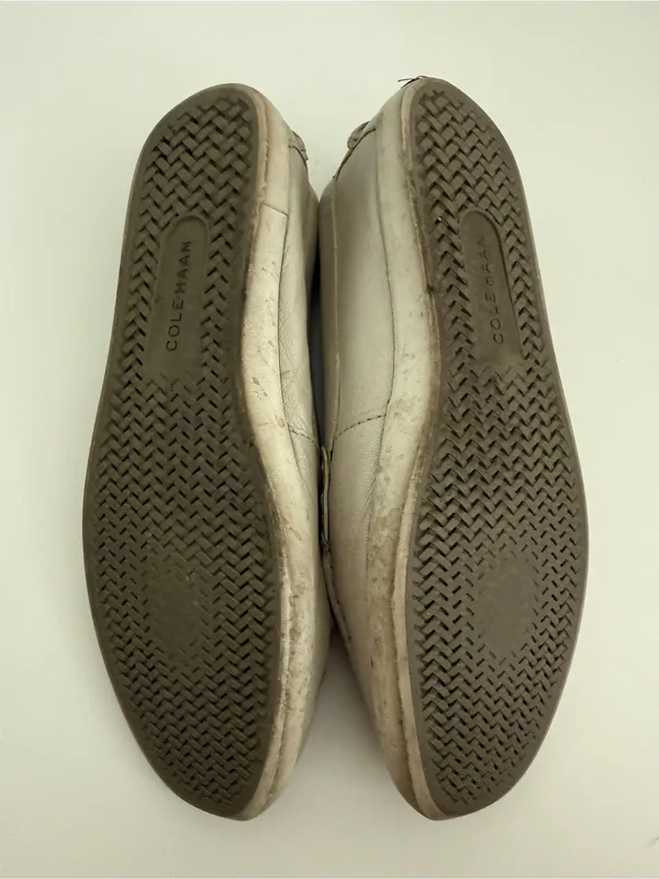 Cole Haan Silver Loafers Womens 7 - Image 5