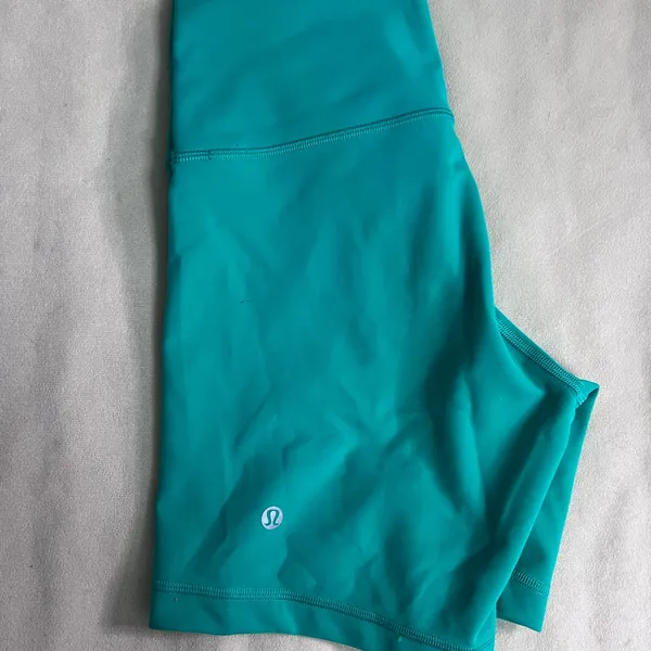 💚 Lululemon Align High-Rise Biker Shorts 8” Green | Size 8 | Yoga Athleisure - Image 7