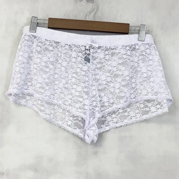 Rachel Roy Lace Cami Shorts Lingerie Set Women XL Pastel Floral Fairy Coquette‎ - Image 4