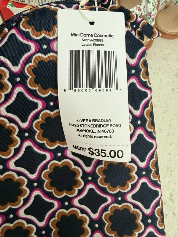 Vera Bradley Small Cosmetic Bag NWT - Image 2