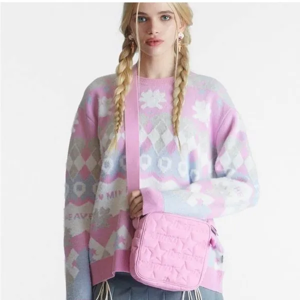 NWT Heaven by Marc Jacobs Padded Box Crossbody Bag Pink - Image 5