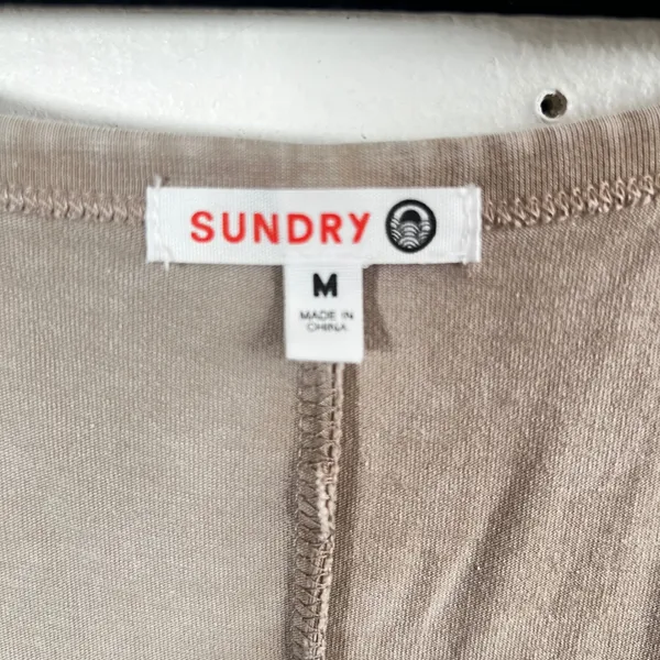 Anthropologie Sundry Slouchy‎ Jumpsuit Size Medium Boho Festival - Image 3