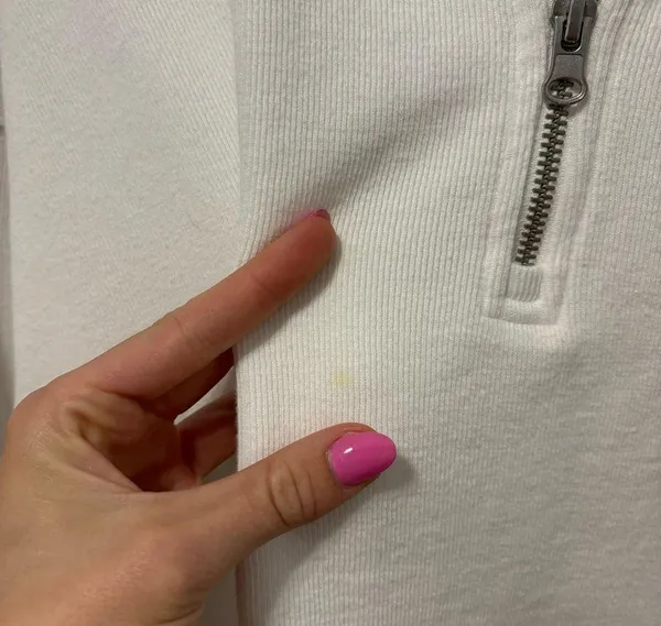 Aerie White Oversized Quarter Zip Pullover - Image 7