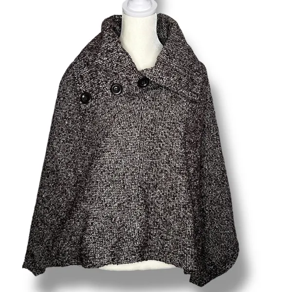 Last Kiss Y2K Vintage Poncho Cape - Sherlock Holmes Style - Image 2