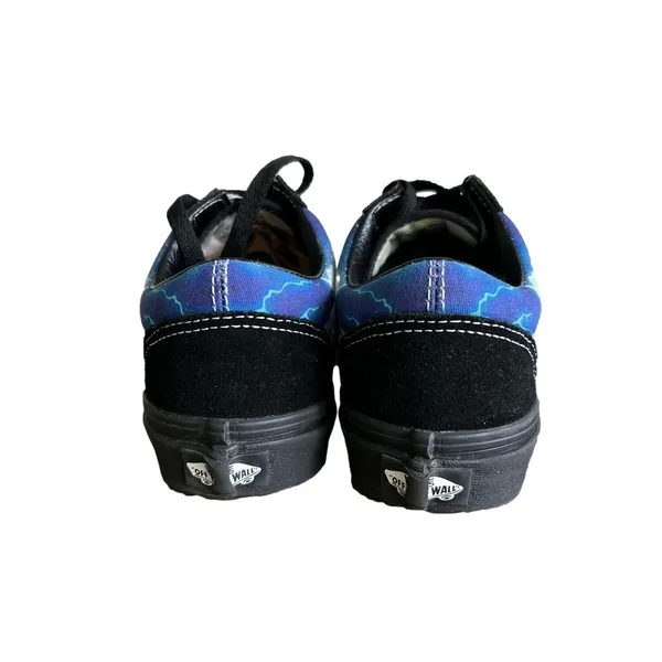 Vans Unisex Old Skool Skate Shoe Black Lightning Size 6.5 or 5 #961 - Image 5