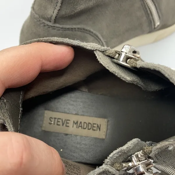 Steve Madden gray wedgie sneakers size‎ 10 - Image 7