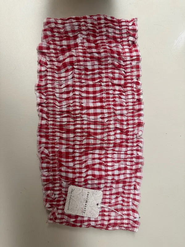 Free People Seersucker Smocked Bandeau - Image 4