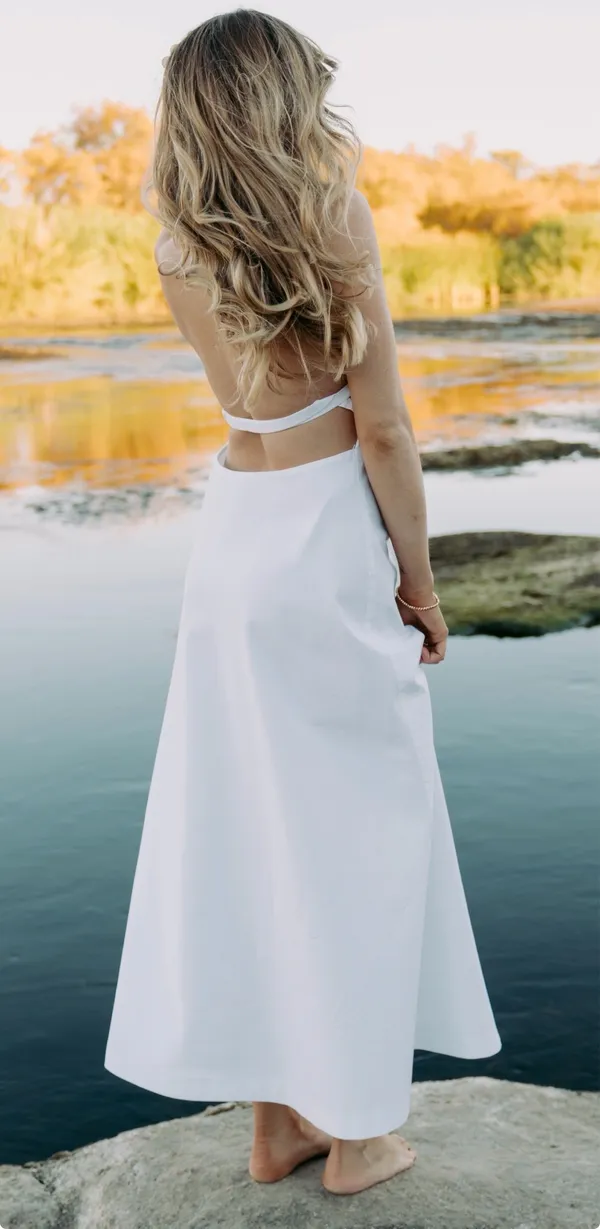 White ZARA Dress - Image 3
