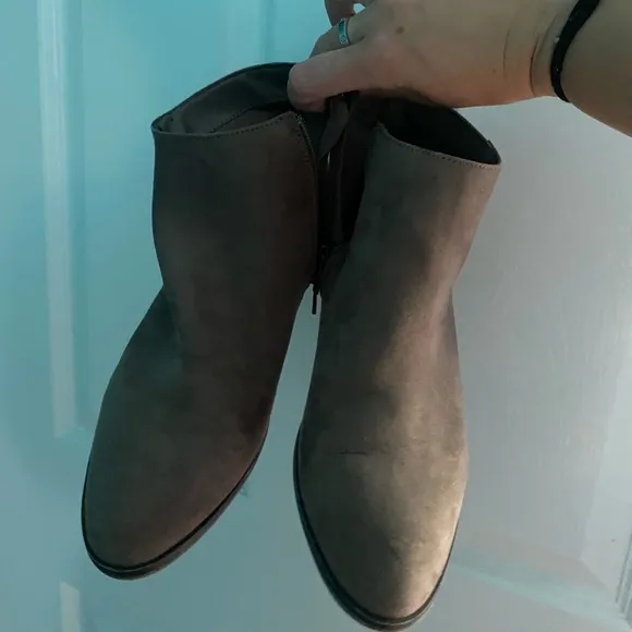 Brown Ankle Booties Size 10 - Image 2
