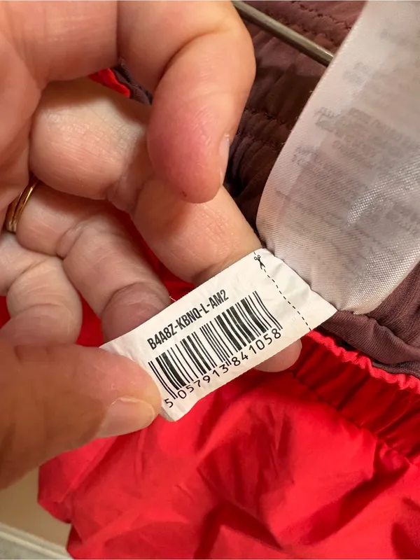 Gymshark Running 2 in 1 Layered Shorts in Red & Burgundy - Image 7