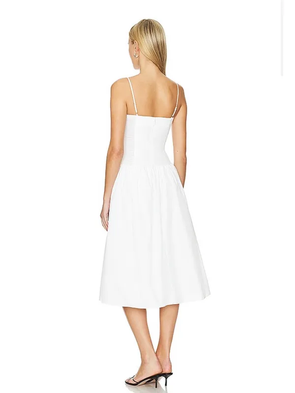 Amanda Uprichard X Revolve Delora Drop Waist Midi Dress- Still Selling - Image 4
