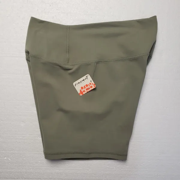 Free People Movement Never Better Biker Shorts in Sage Stone size L NWT - Image 7