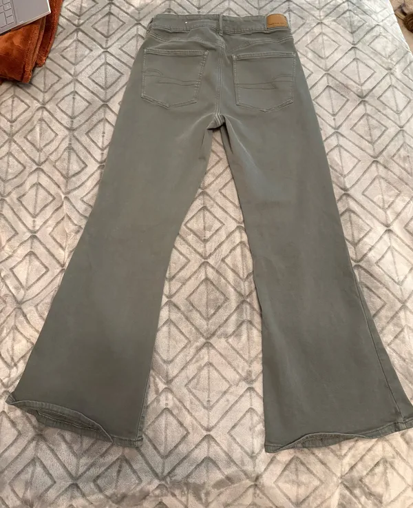 American Eagle Super Hi-Rise Flare Jeans - Image 2