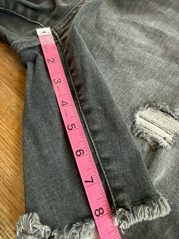 torrid Denim Shorts with Subtle Distress Size 18 - Image 6