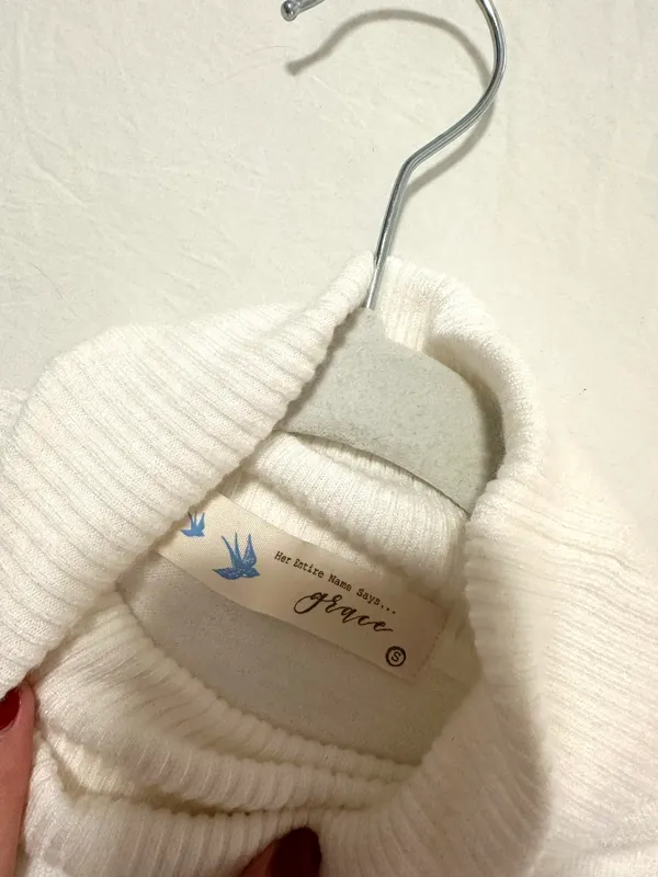 Lizard Thicket White Turtleneck Bodysuit - Image 2