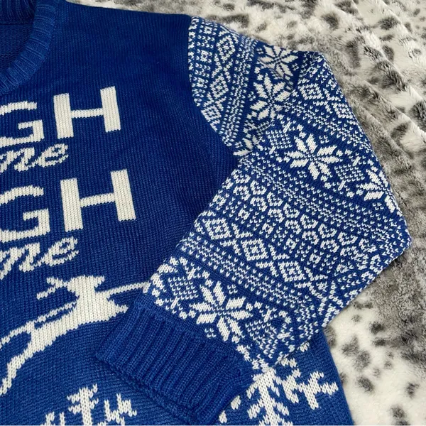 Unbranded ugly sweater Blue Size XL - Image 3