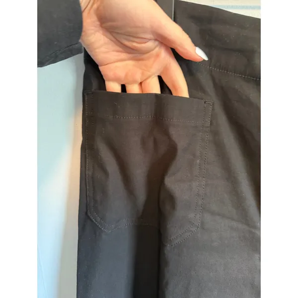 Anthropologie Maeve The Colette Magic Fabric Crop Wide-Leg Pants size 34 - Image 5