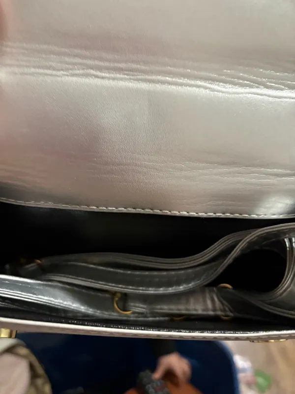Classic Metallic Silver Top - Image 3