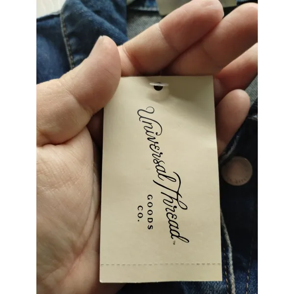 Universal Threads NWT Size Small Baggy 80s Inspired Medium Wash Button Denim Vest - Image 6