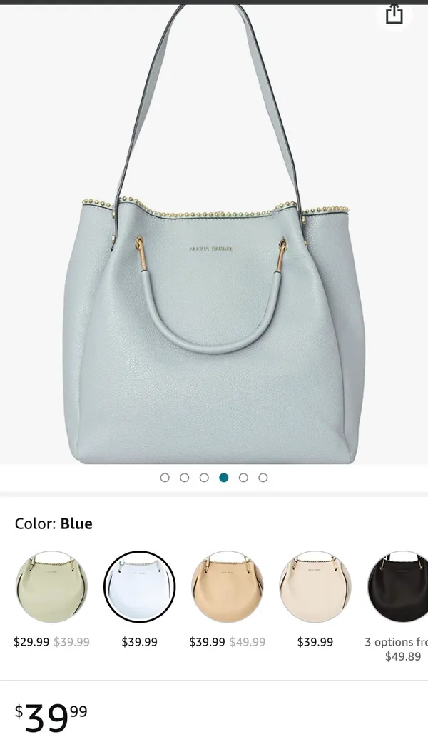 Alexis Bendel Periwinkle Purse Tote - Image 5