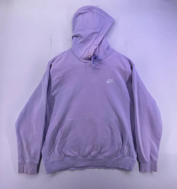 Vintage Violet Nike Hoodie Size Large - Image 2