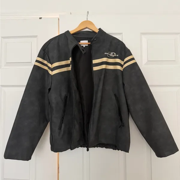 Women's Vegan Leather Jacket - Image 4