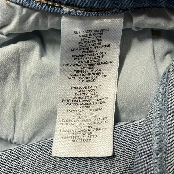 Current Elliott size‎ 28 jeans cropped cotton blend denim jeans - Image 9