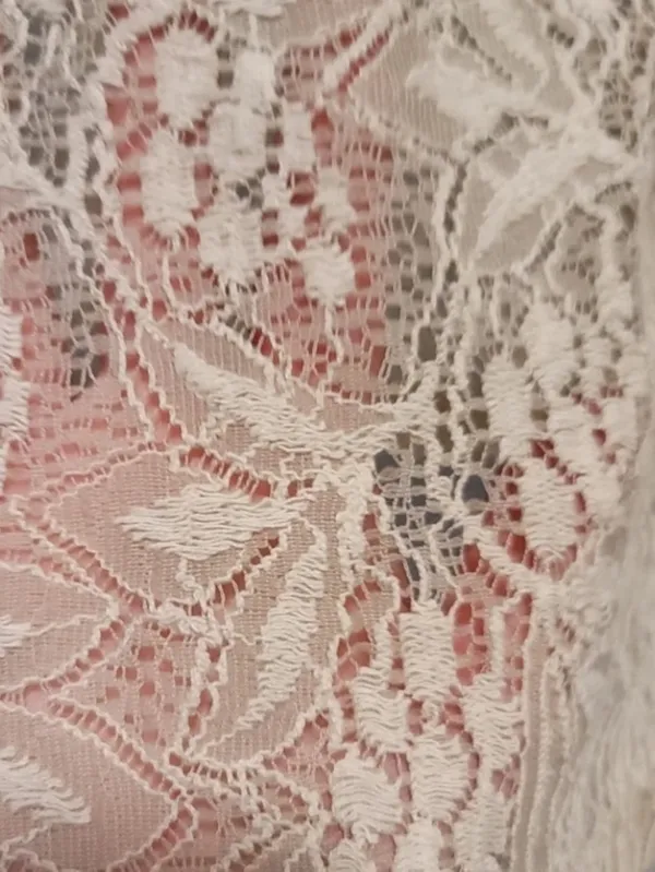 Monteau Los Angeles for Urban Outfitters Cream Lace Top - Image 7