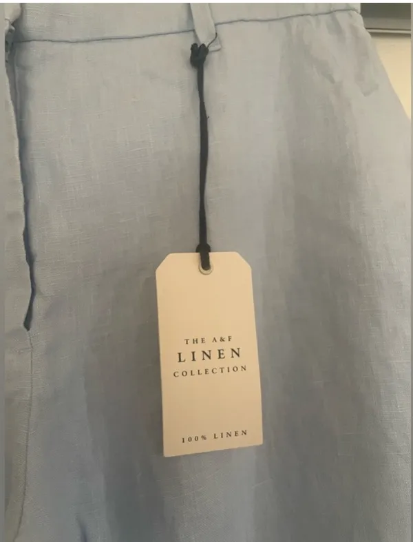 Abercrombie 100% Linen Collection Pants - Image 7