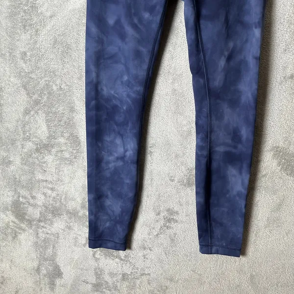Lululemon Wunder Train High-Rise Tight 25" Diamond Dye Shade Naval Blue Size 4 - Image 3