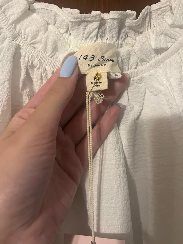 143 Story White off shoulder bodysuit - Image 3