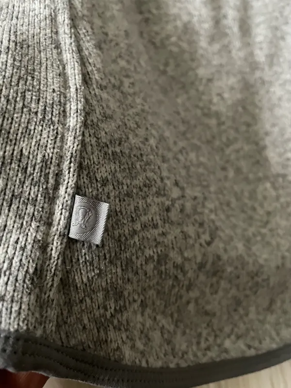 Lululemon Fleece & Thank You Pullover Heathered Gray 1/2 Zip - Image 11