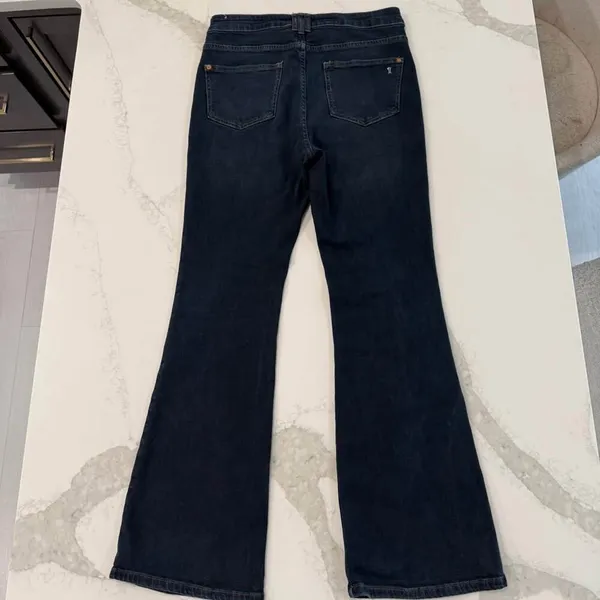 Pilcro Anthropologie The Icon Denim Jeans Womens 29 Blue High Rise Patch Pockets - Image 6