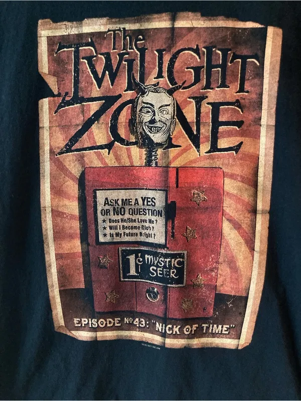 The Twilight Zone "Nick of Time" Mystic Seer Graphic Tee | Small | 2017 CBS - Image 7