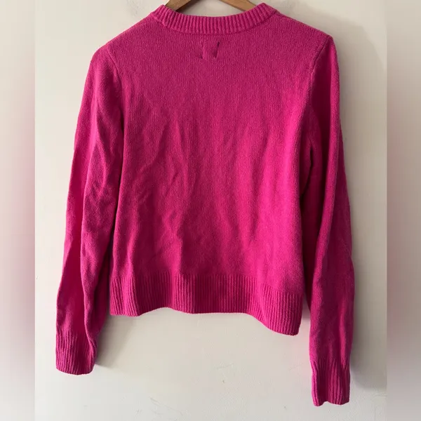 GAP Hot Pink Crewneck‎ Sweater - Image 3