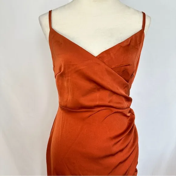Women’s Dress Maxi Cocktail Slit Spaghetti Straps‎ Elegant Evening Dress Medium - Image 3