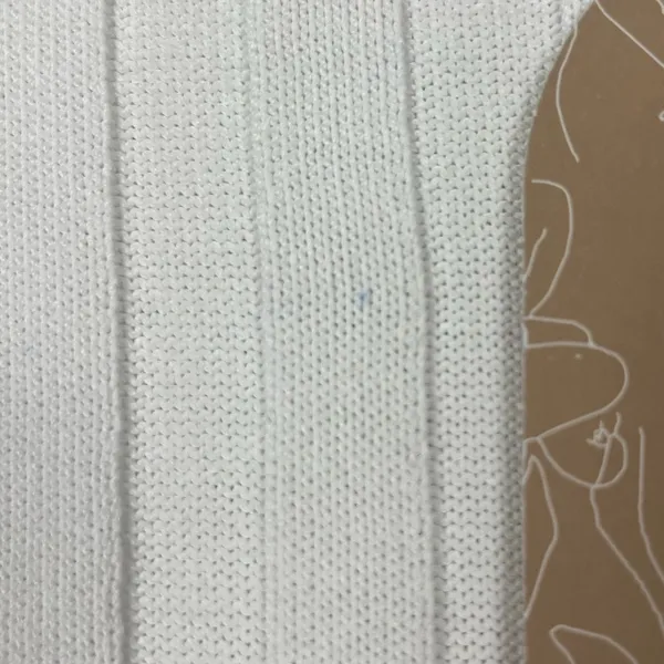 New Meshki Mabel Long Sleeve Knit Maxi Dress white size small - Image 7