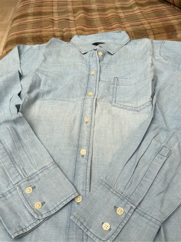 J. Crew Light Blue Button-Down Shirt - Image 2