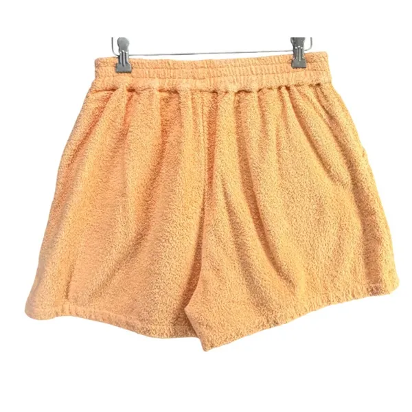 Atoir The‎ Villa Shorts Womens 6 Orange French Terry Relaxed Comfy Lounge Summer - Image 6