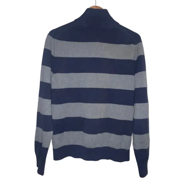 Tommy Hilfiger  striped 1/4 zip sweater - Image 2